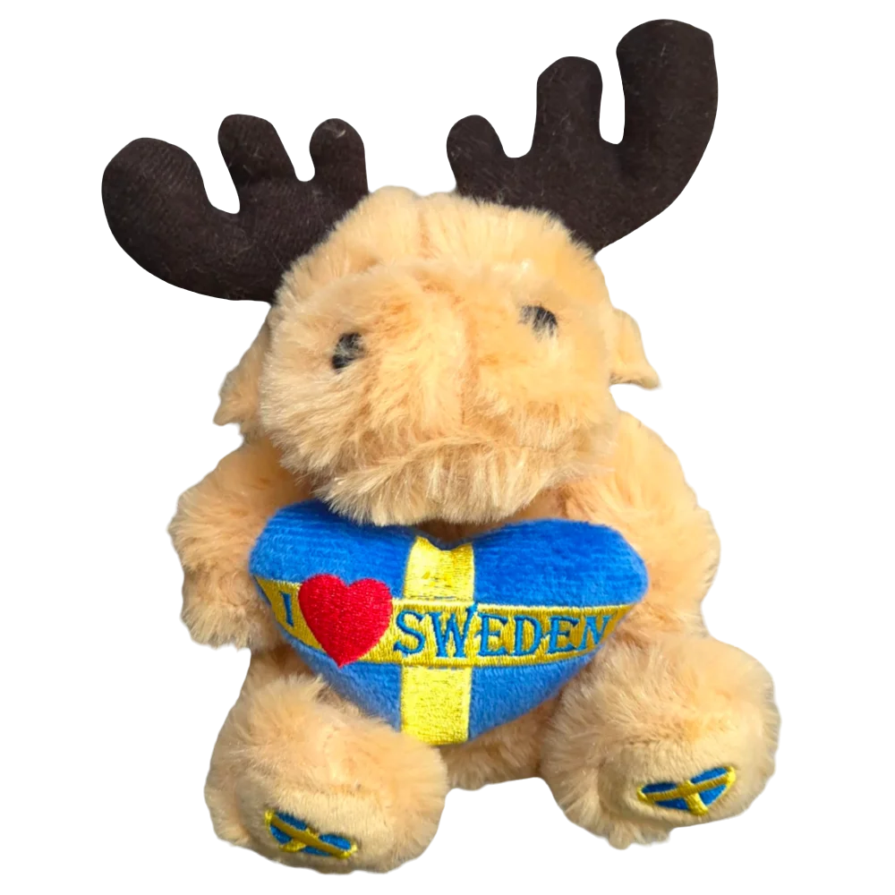 Sweden Moose Plush Toy - Souvenirs Shop Cuddly Gift