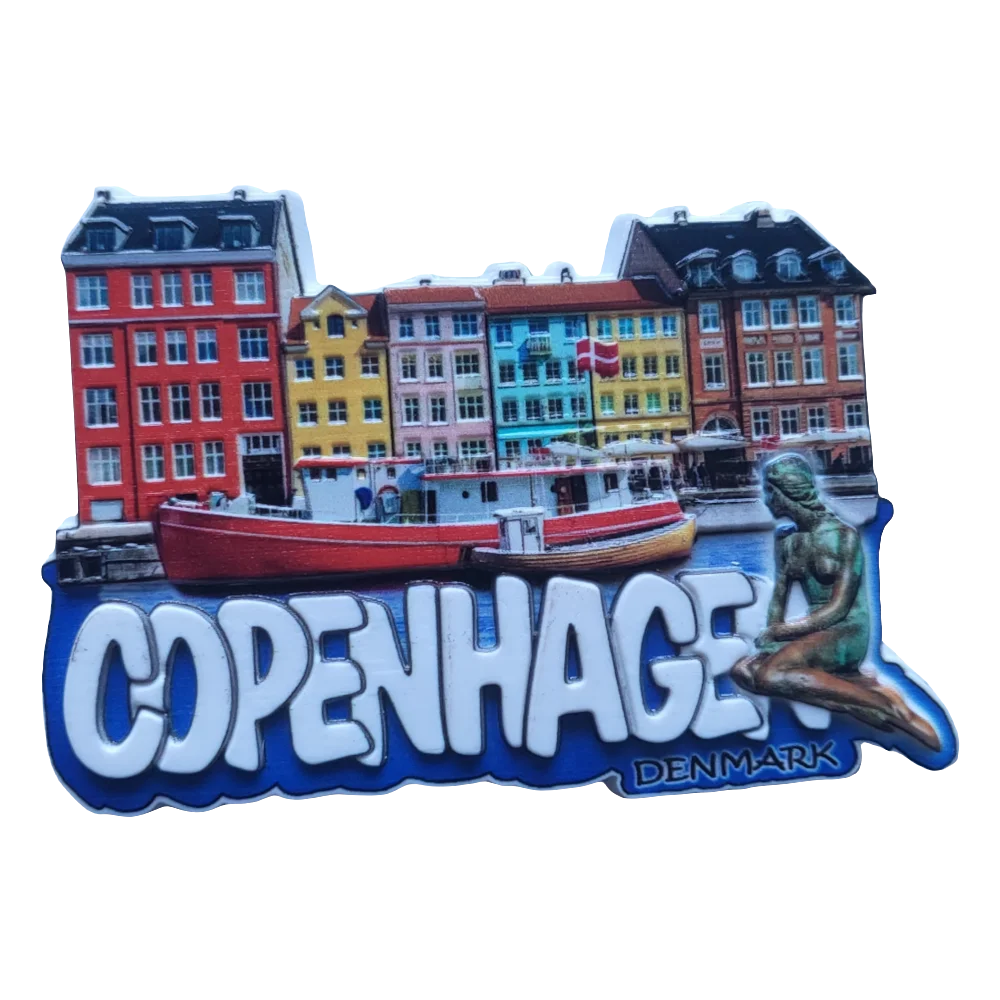 Copenhagen fridge magnet 004 - SOUVENIRS SHOP