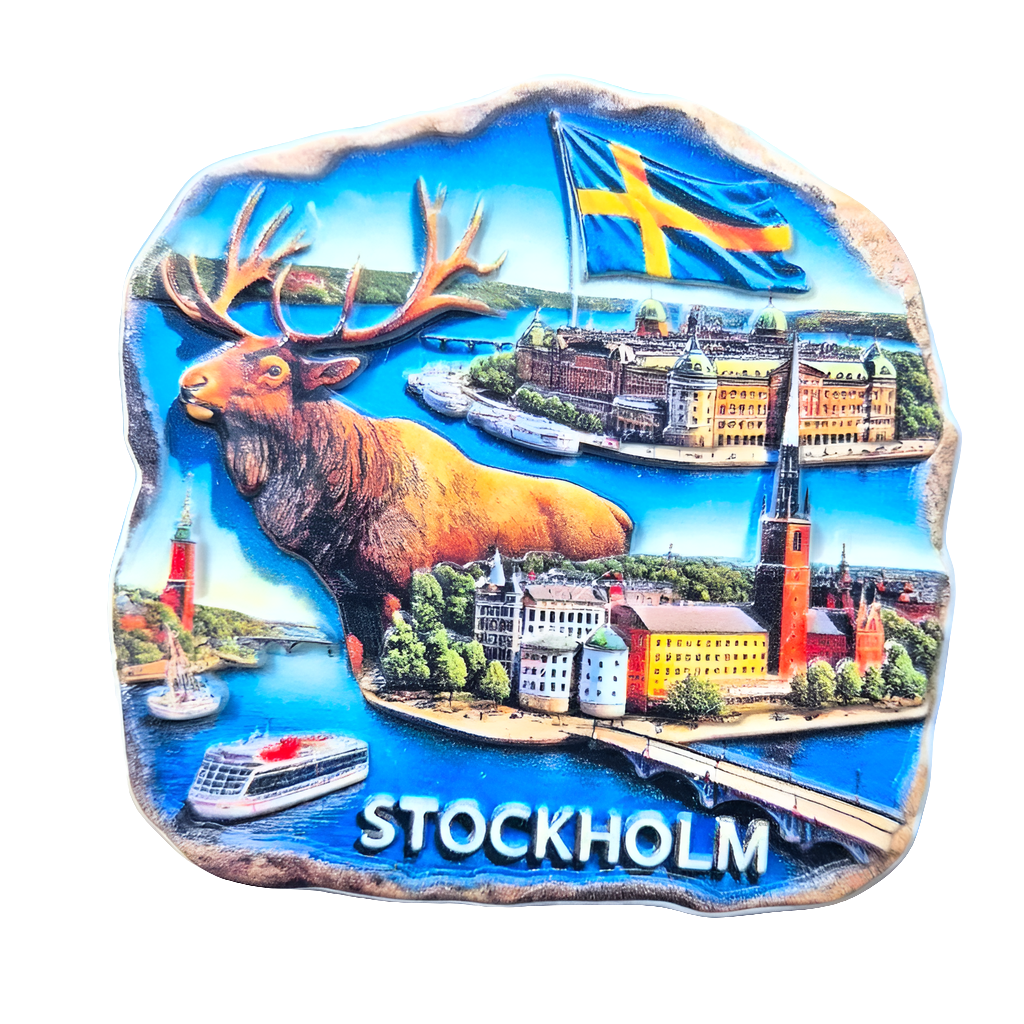 Stockholm Souvenir Magnet by SOUVENIRS SHOP