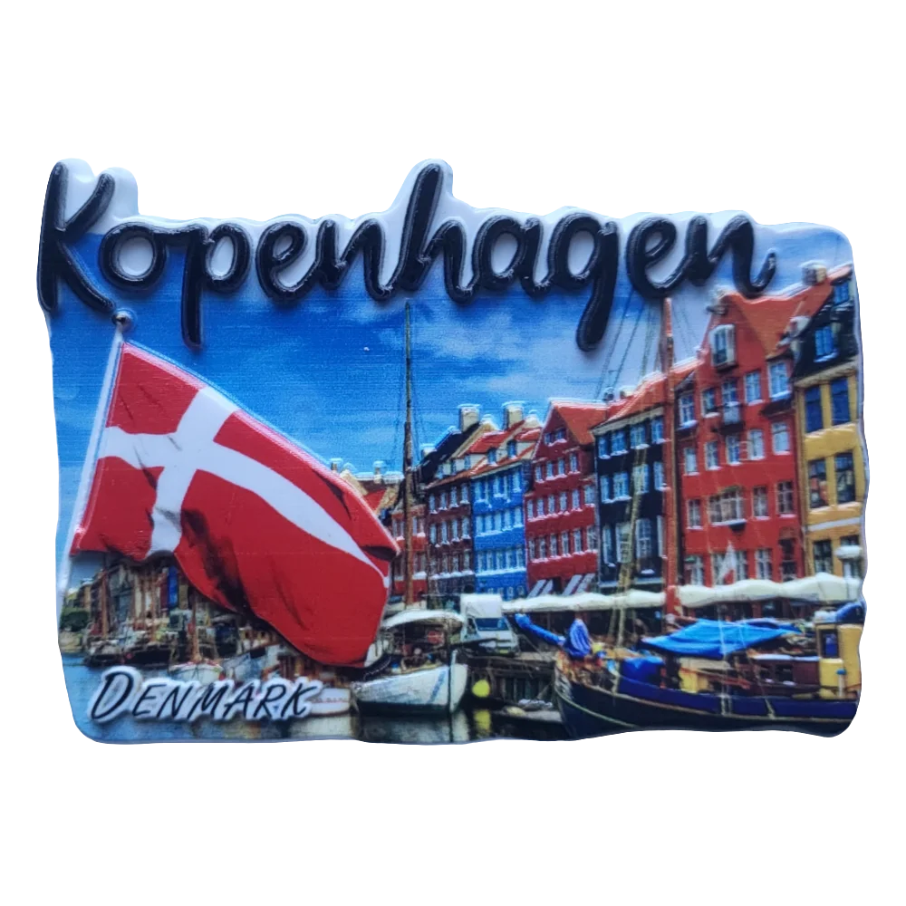 Kopenhagen fridge magnet - SOUVENIRS SHOP