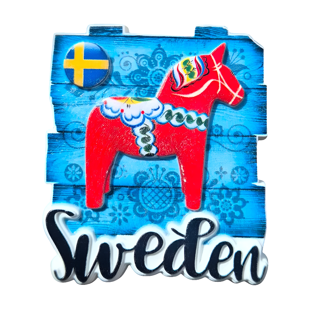 Sweden kylskåp magnet midi