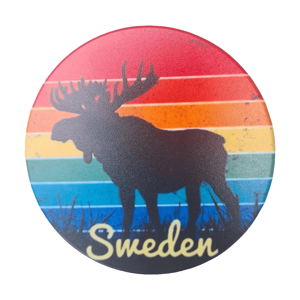 Sweden Moose Fridge Magnet - Unique Souvenir Gift