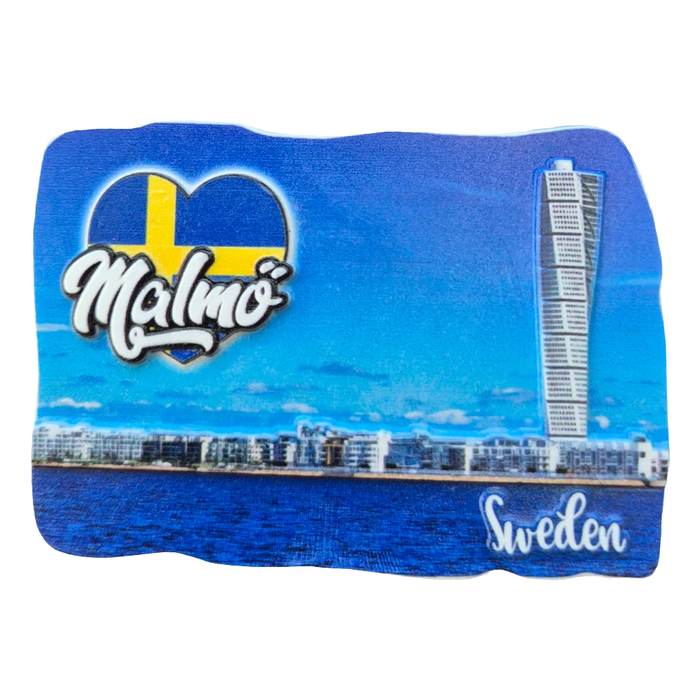 Malmö 3D Fridge Magnet | Souvenirs Shop Collection - SOUVENIRS SHOP