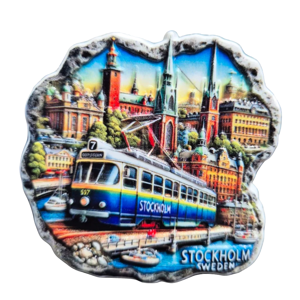 Stockholm Souvenir Magnet - Stunning Cityscape Design