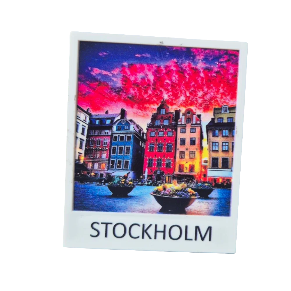 Stockholm Old Town Souvenir Fridge Magnet - SOUVENIRS SHOP
