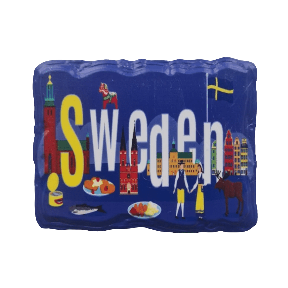 SWEDEN MOTIV fridge magnet - SOUVENIRS SHOP