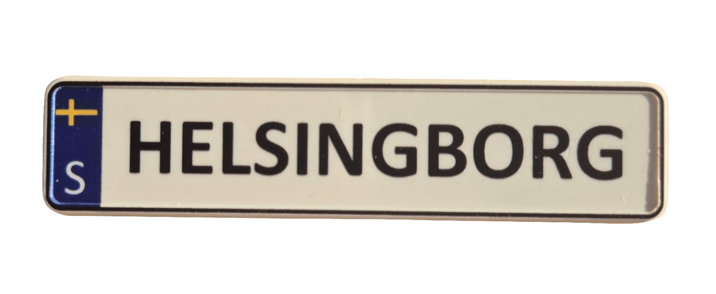 Bil registreringsskylt magnet