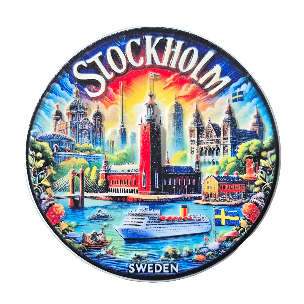 Stockholm Souvenir Magnet by SOUVENIRS SHOP