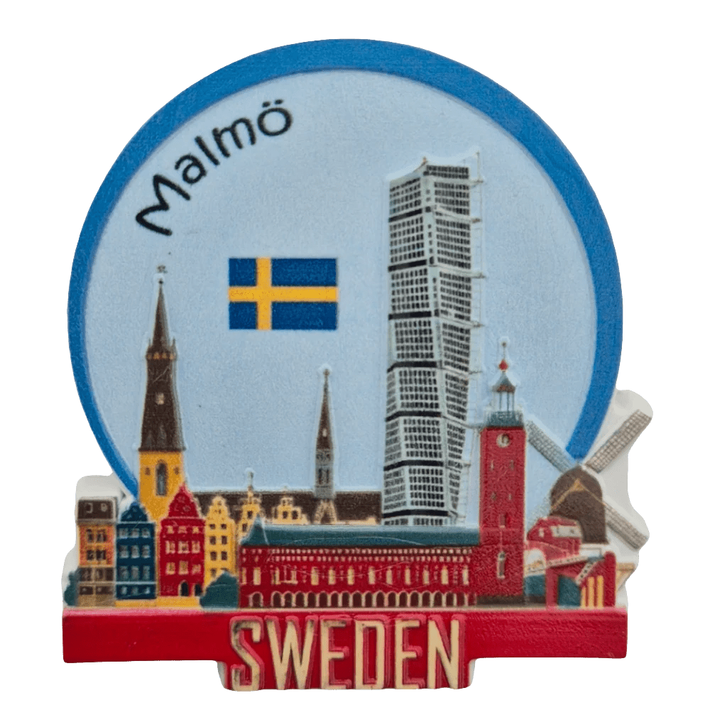 Sweden City Fridge Magnet - Malmö Souvenir Shop