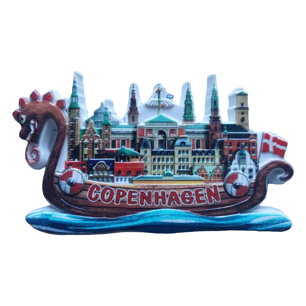 Copenhagen fridge magnet 003 - SOUVENIRS SHOP
