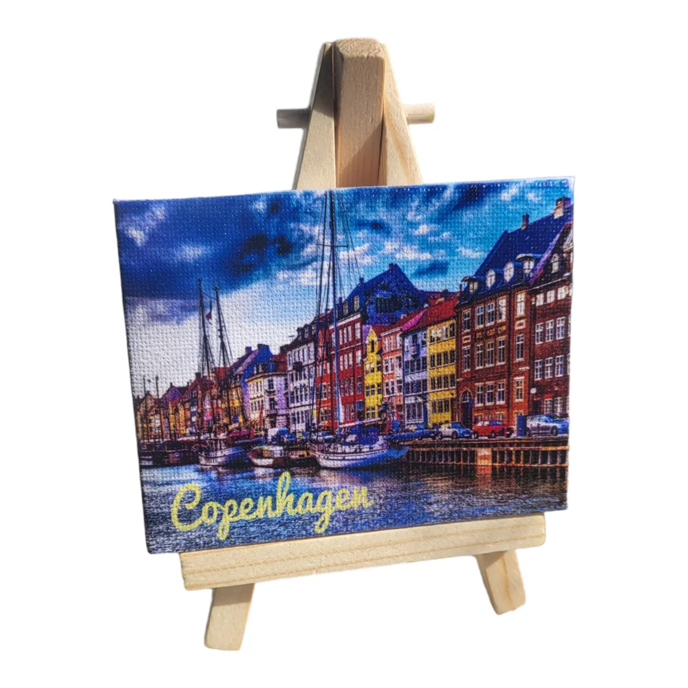 Copenhagen canvas med tryck - SOUVENIRS SHOP