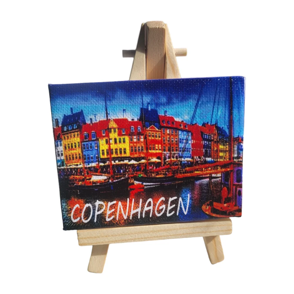 Copenhagen Canvas med tryck - SOUVENIRS SHOP