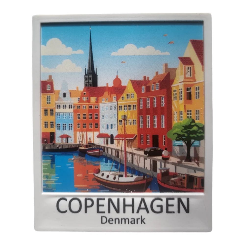 Copenhagen Fridge Magnet - Colorful Danish Souvenir - SOUVENIRS SHOP