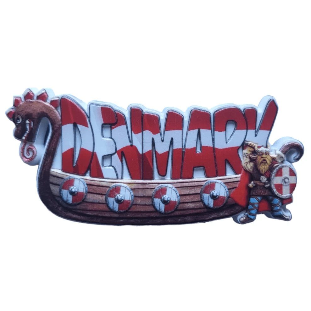 Copenhagen fridge magnet Denmark Ship