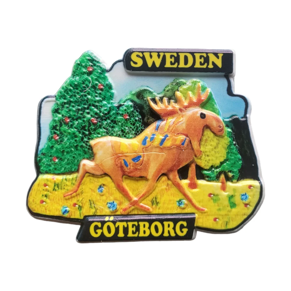 Göteborg älg fridge magnet - SOUVENIRS SHOP