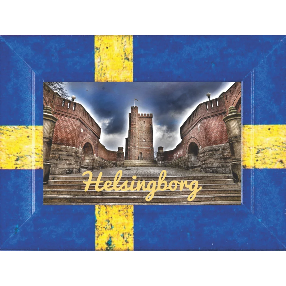 Helsingborg Castle fridge magnet 002 - SOUVENIRS SHOP