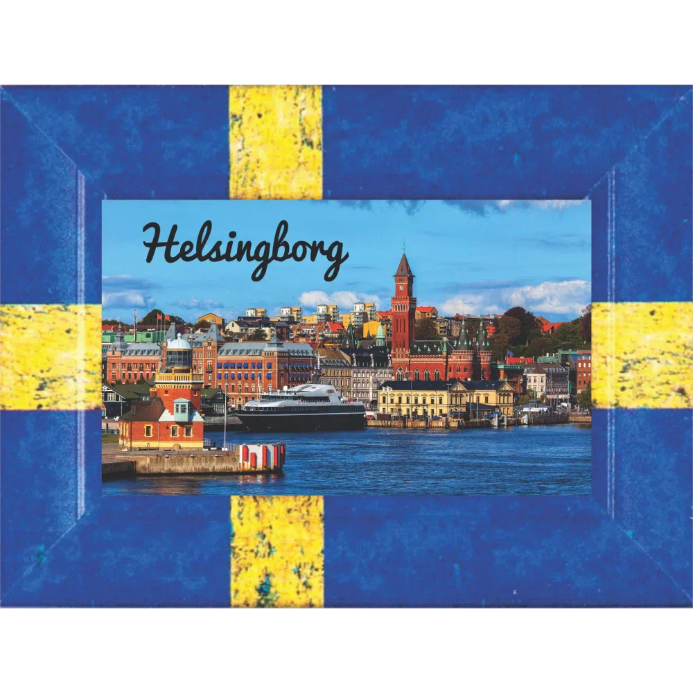 Helsingborg Fridge Magnet 004 – Classic Swedish Souvenir - SOUVENIRS SHOP