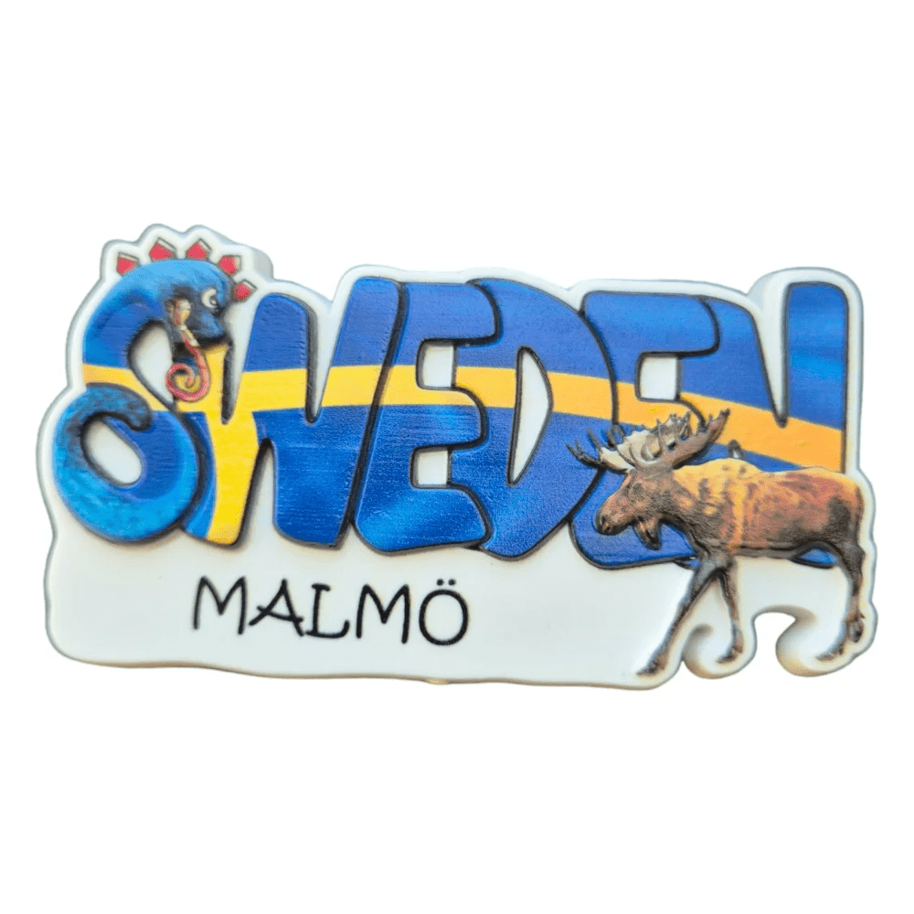 Malmö Fridge Magnet | Souvenirs Shop Design - SOUVENIRS SHOP