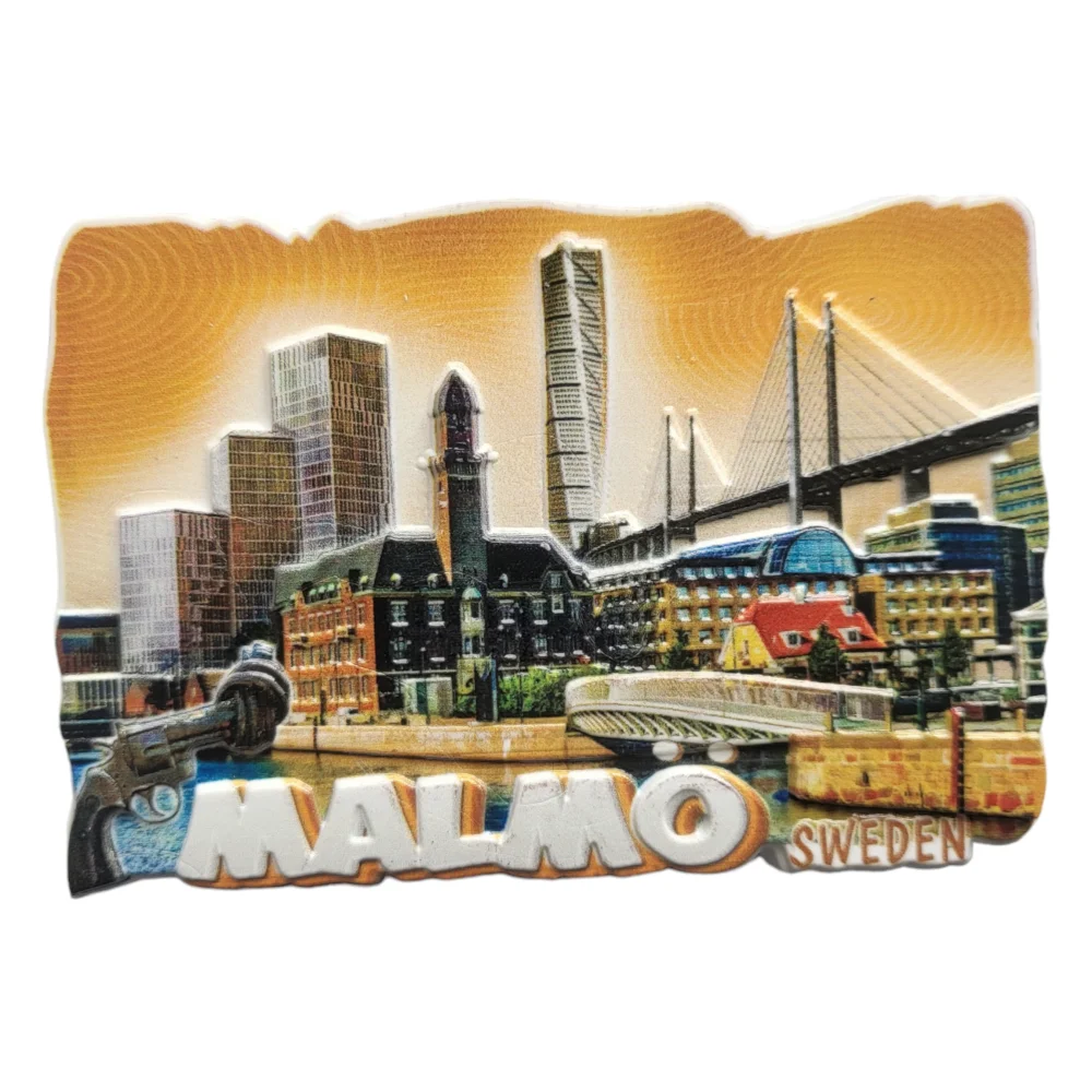 Malmö 3D fridge magnet