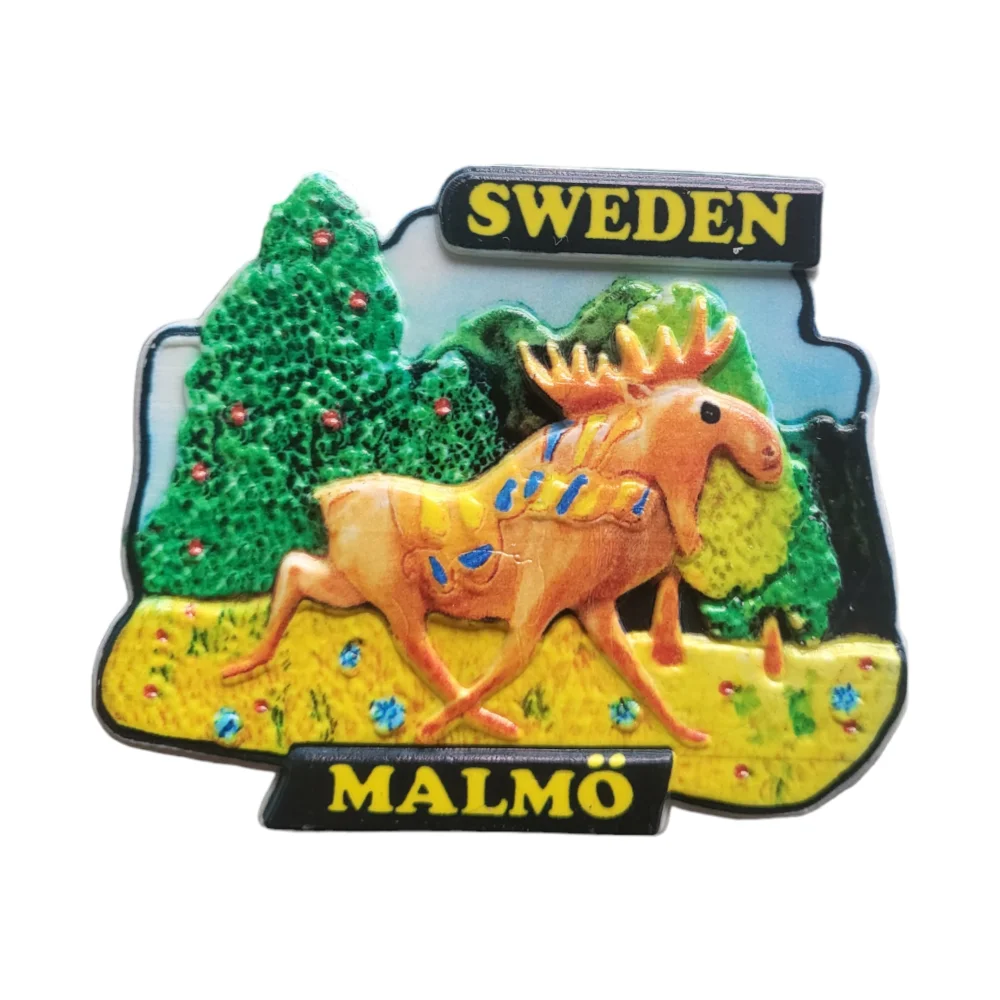 Malmö alg fridge magnet - SOUVENIRS SHOP