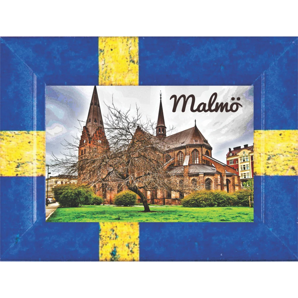 Malmö fridge magnet 002 - SOUVENIRS SHOP