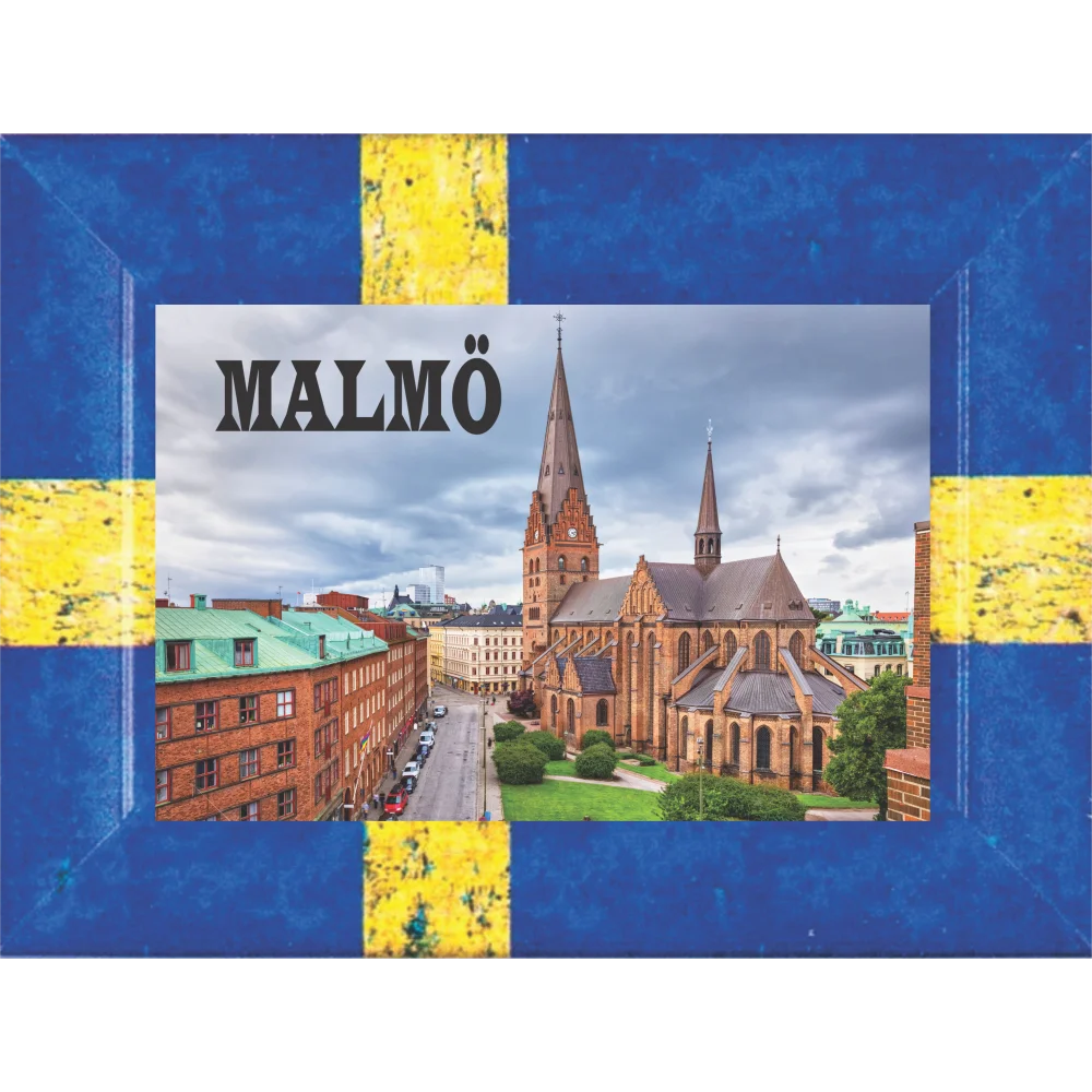 Malmö fridge magnet 006 - SOUVENIRS SHOP