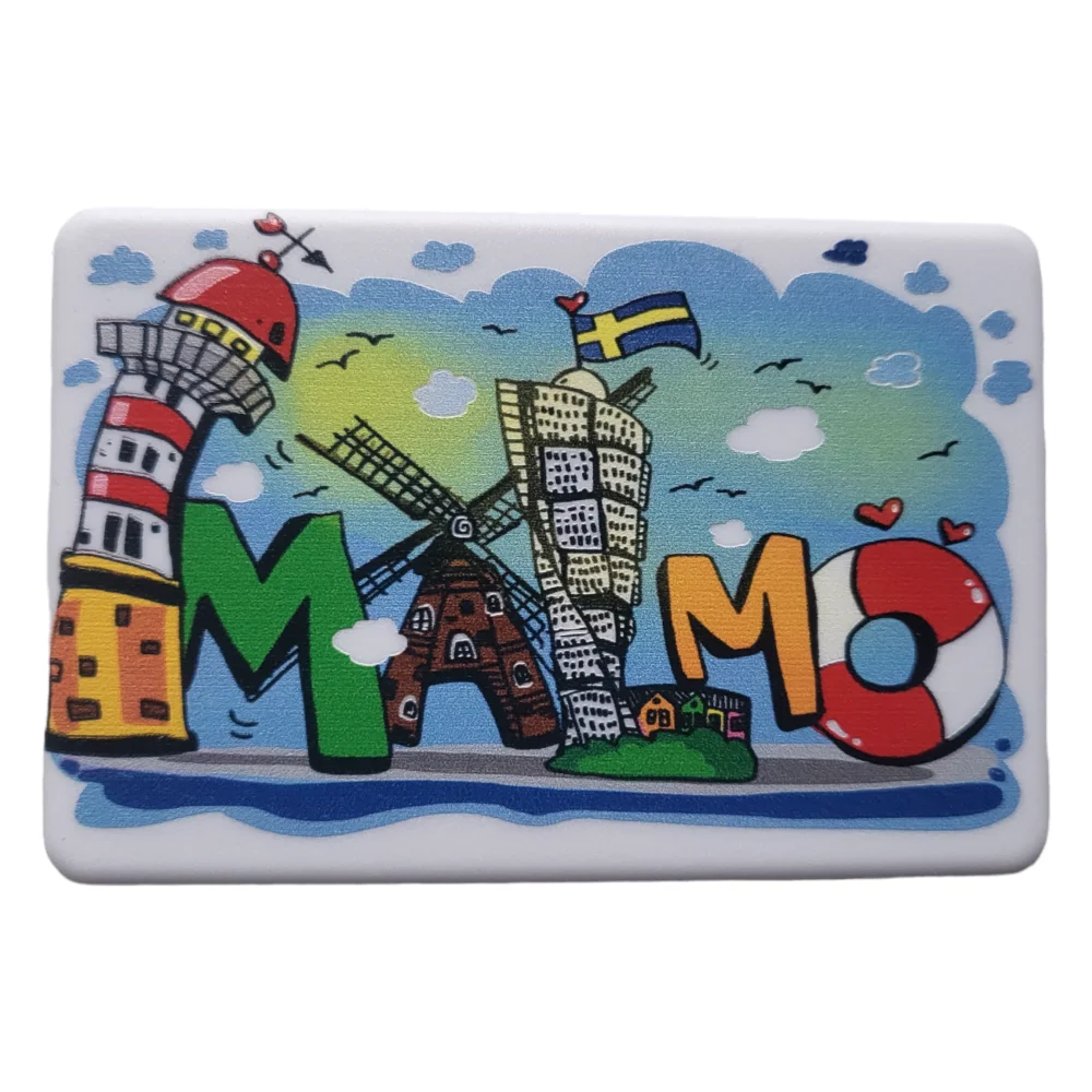 Malmö fridge magnet - SOUVENIRS SHOP