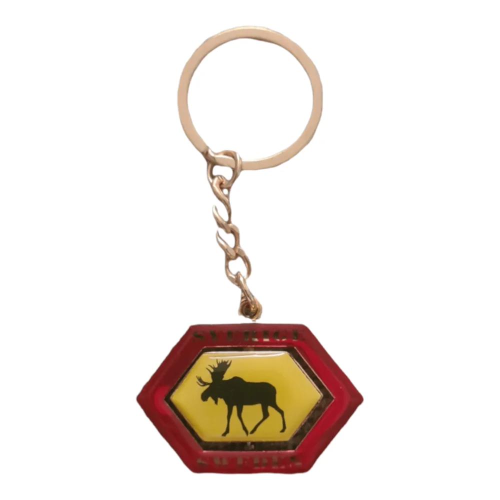 REA!!Älg nyckelring - SOUVENIRS SHOP