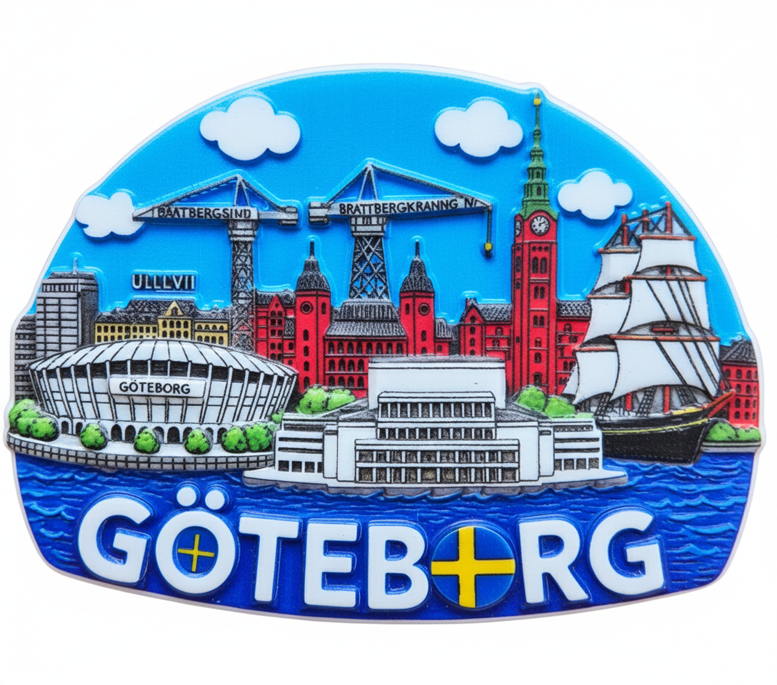 Göteborg 3d fridge magnet