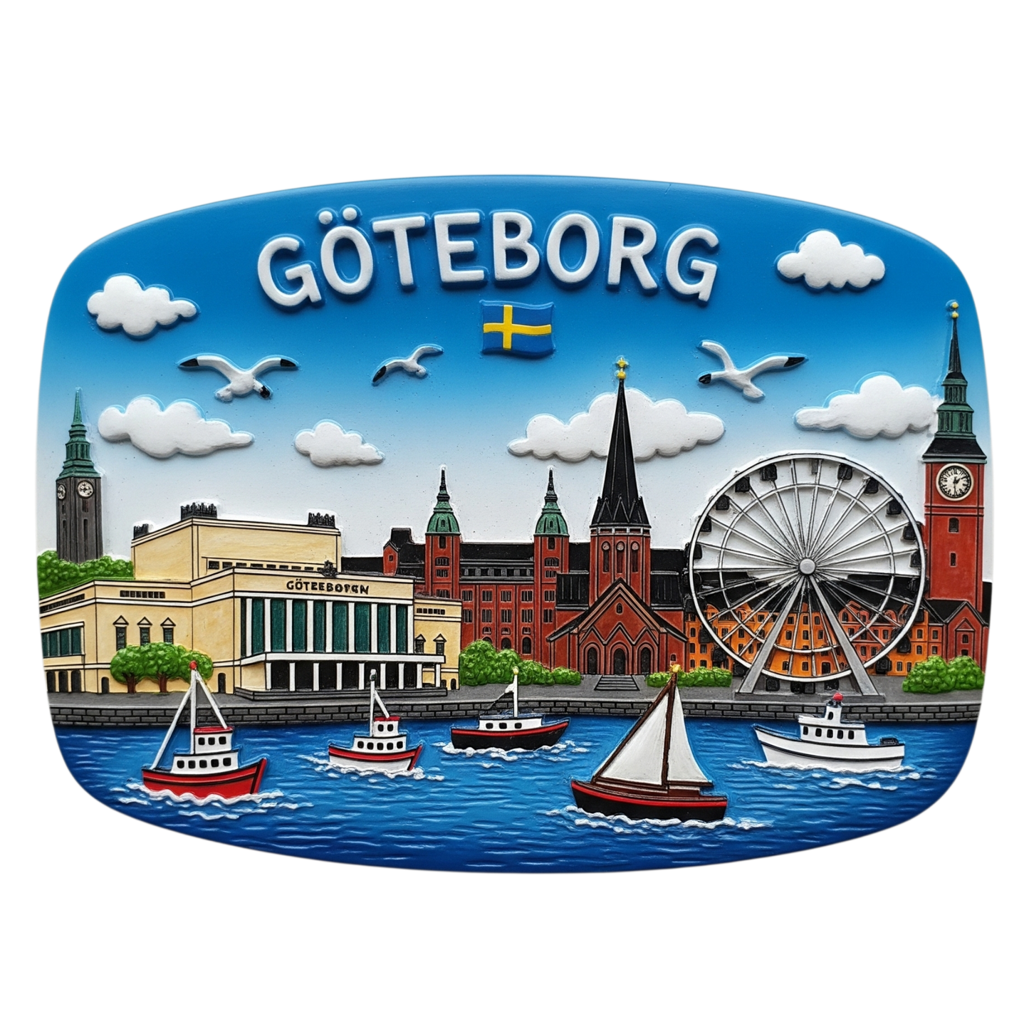 Götebörg fridge magnet