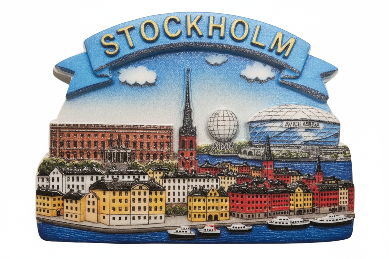 Stockholm fridge magnet
