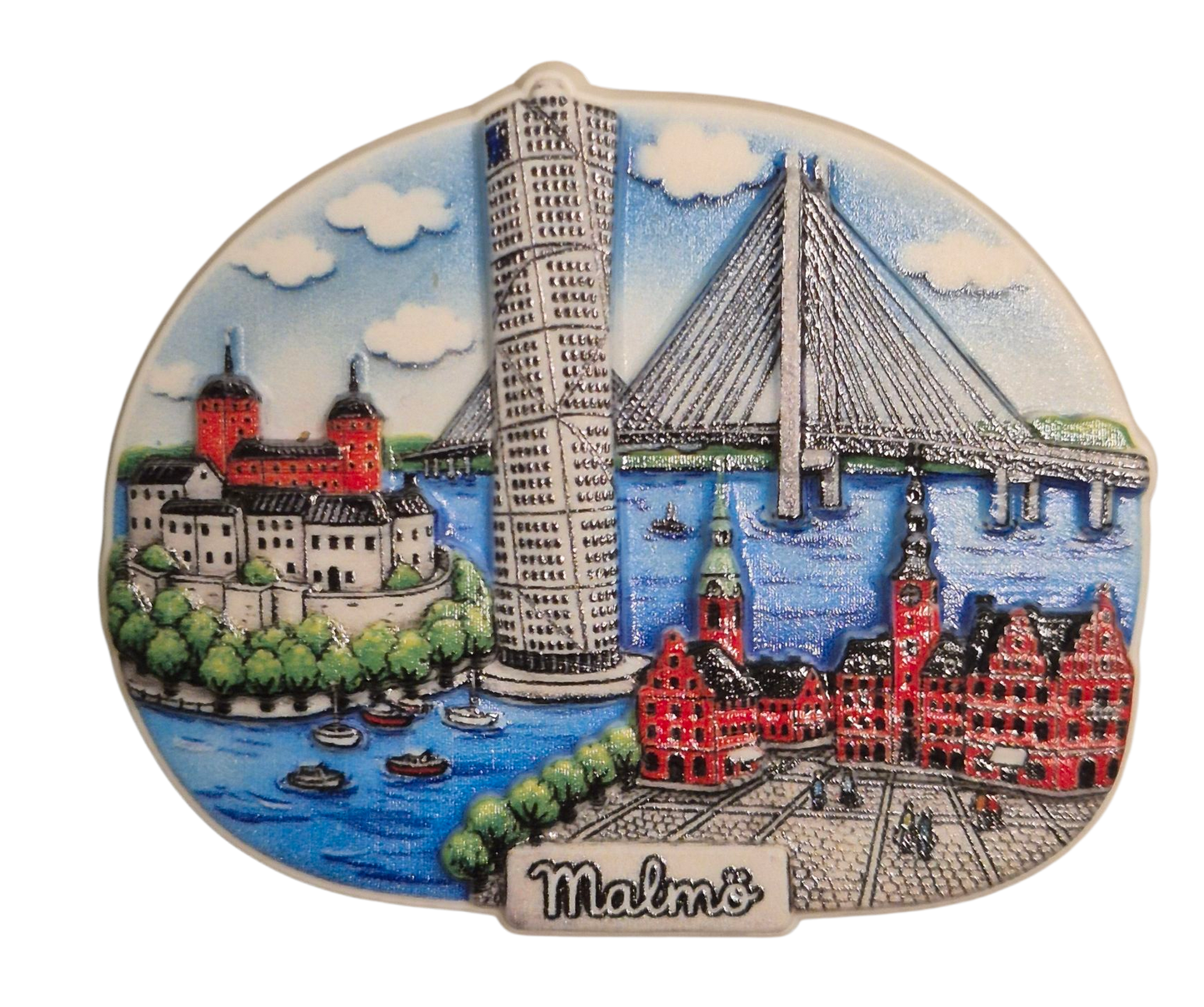 Malmö fridge magnet