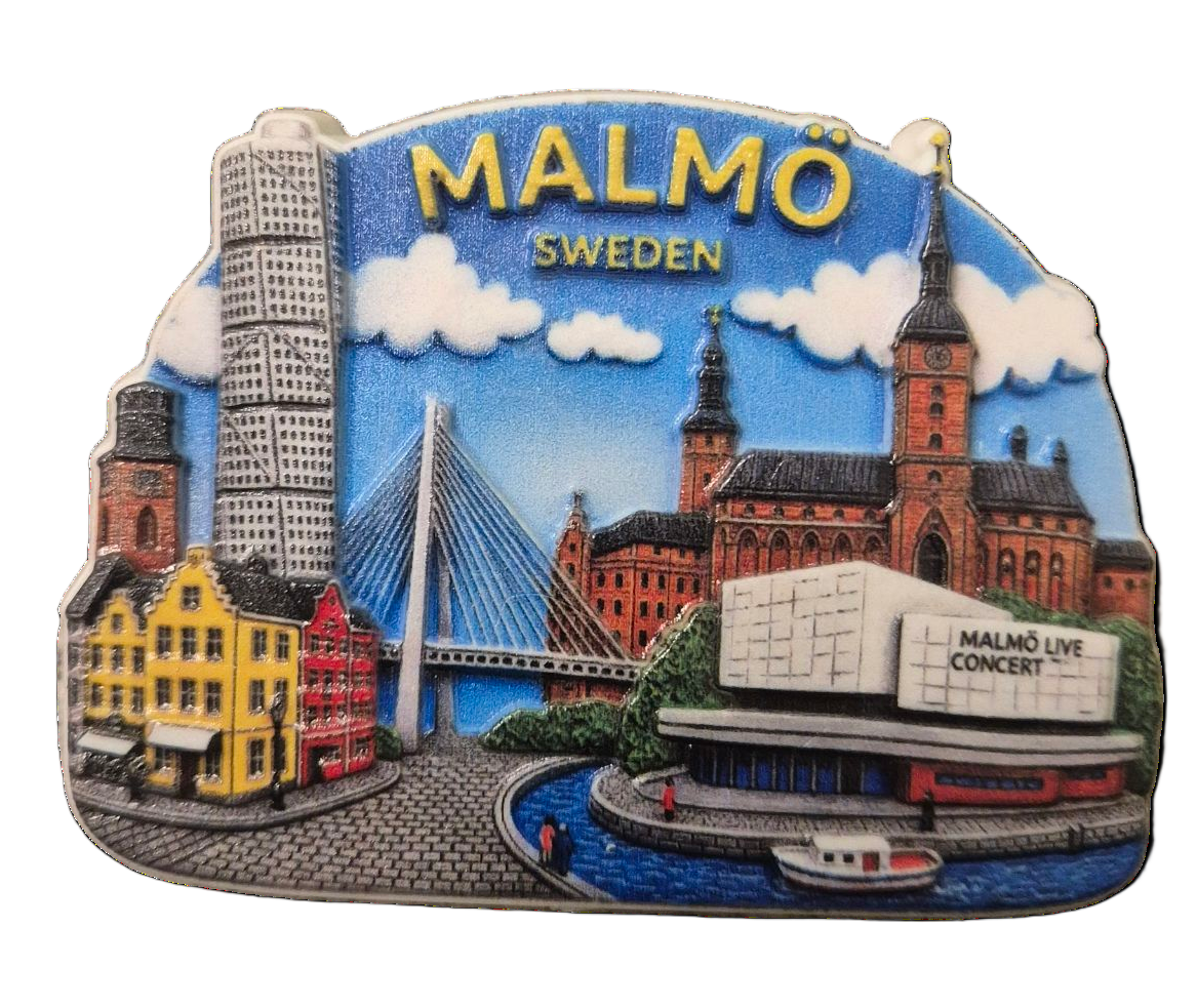 Malmö kylskåpsmagnet