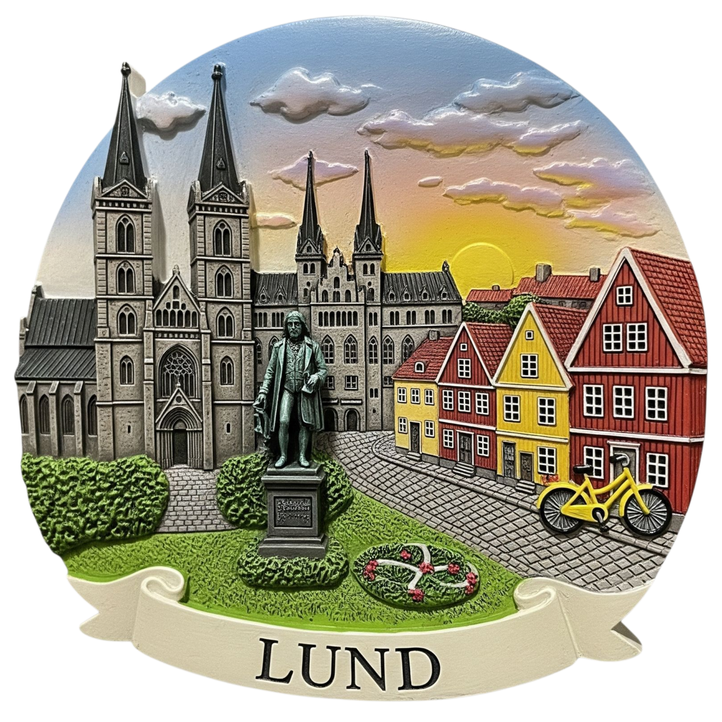 Lund kylskåpsmagnet