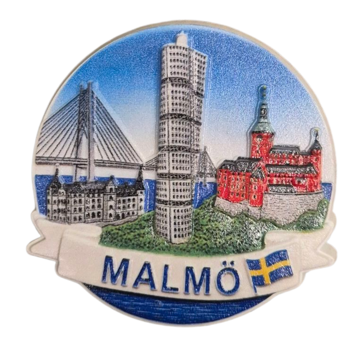 Malmö fridge magnet