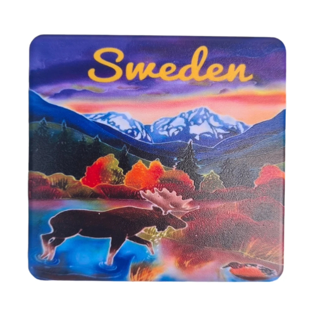 SWEDEN MOOSE FRIDGE MAGNET