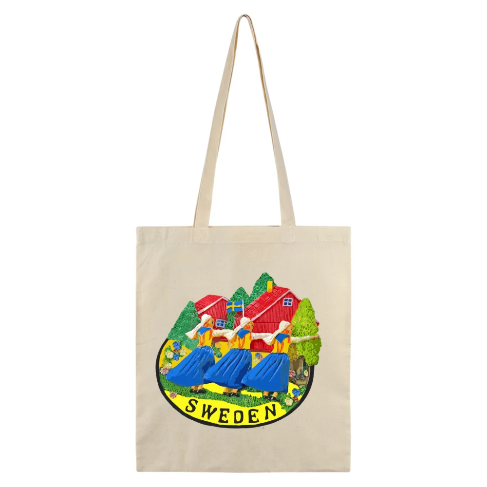 SWEDISH FOLK MOTIV Tyggpåsar - SOUVENIRS SHOP