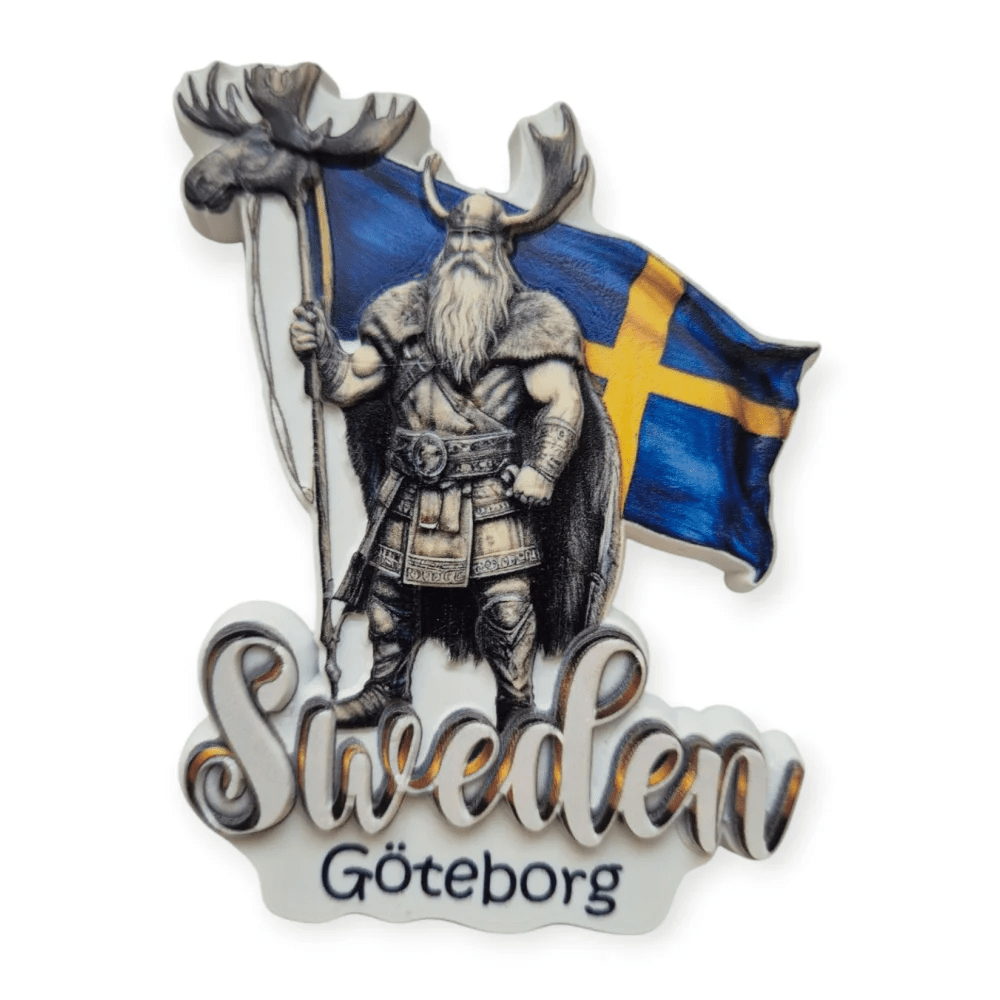 SOUVENIRS SHOP Swedish Viking Memorabilia Magnet - SOUVENIRS SHOP