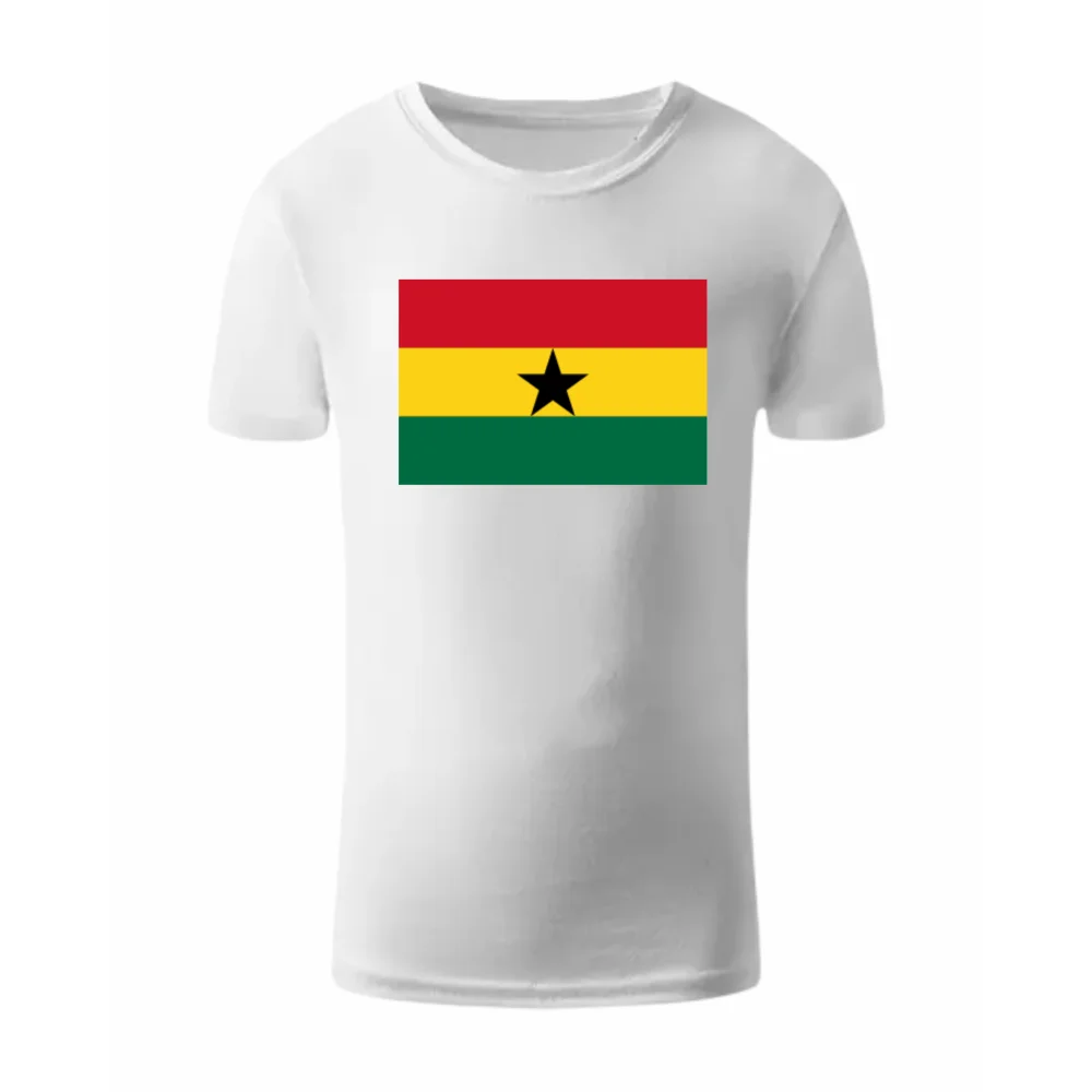 T-shirt with Ghana flaga - SOUVENIRS SHOP