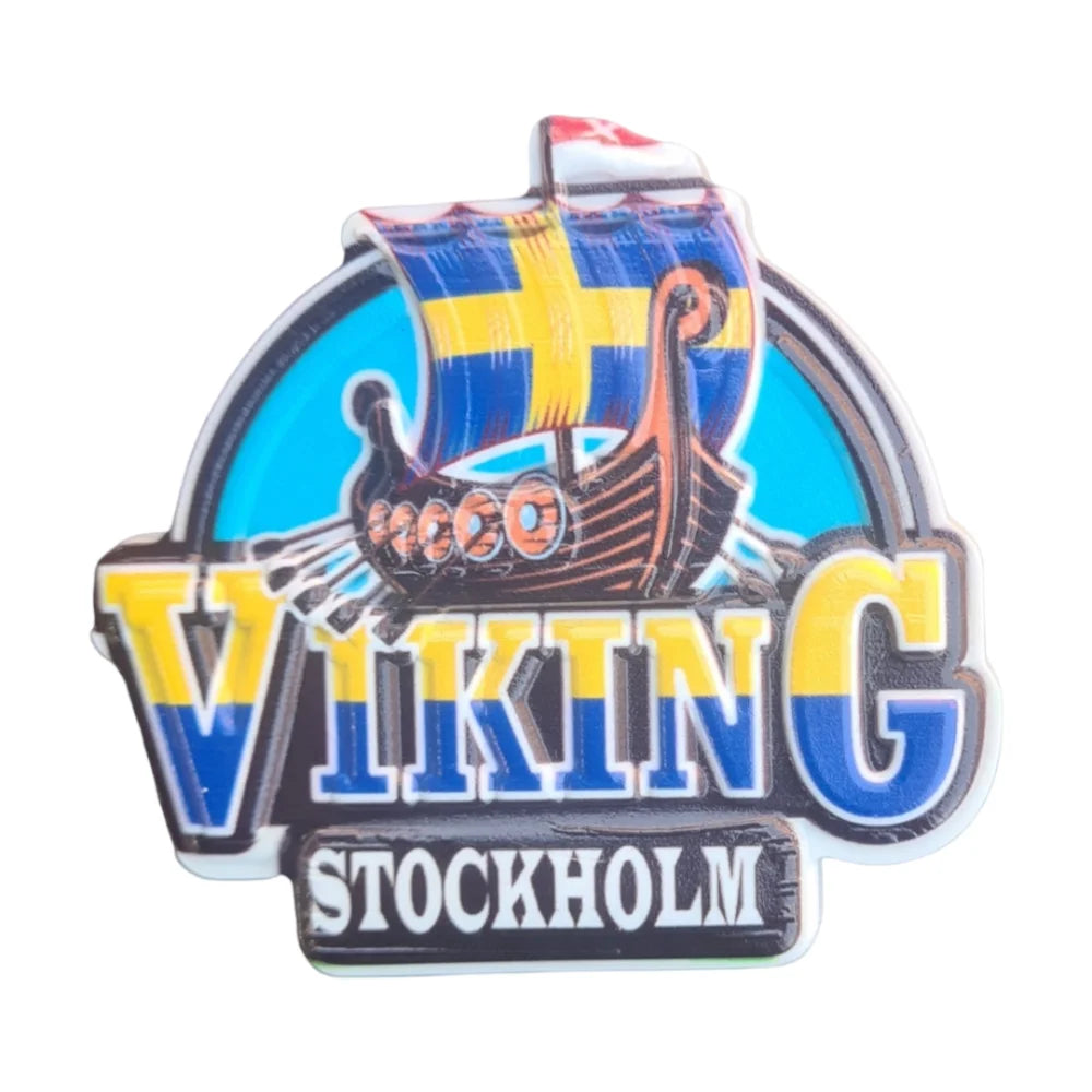 VIKING Stockholm fridge magnet - SOUVENIRS SHOP