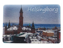 Helsingborg vinter fridge magnet