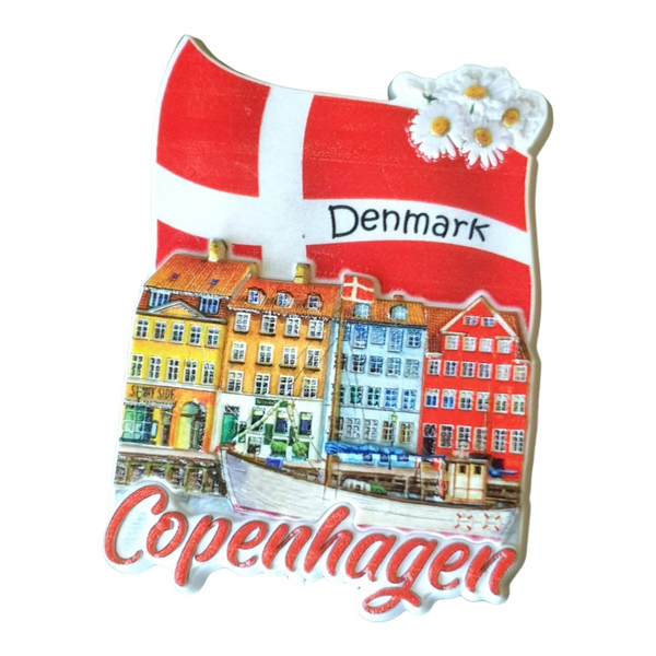 Denmark Copenhagen fridge magnet