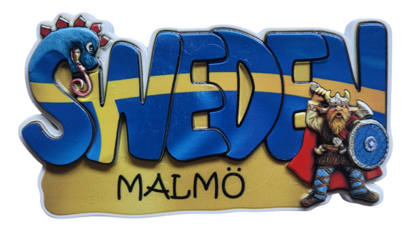 Malmö Sweden fridge magnet