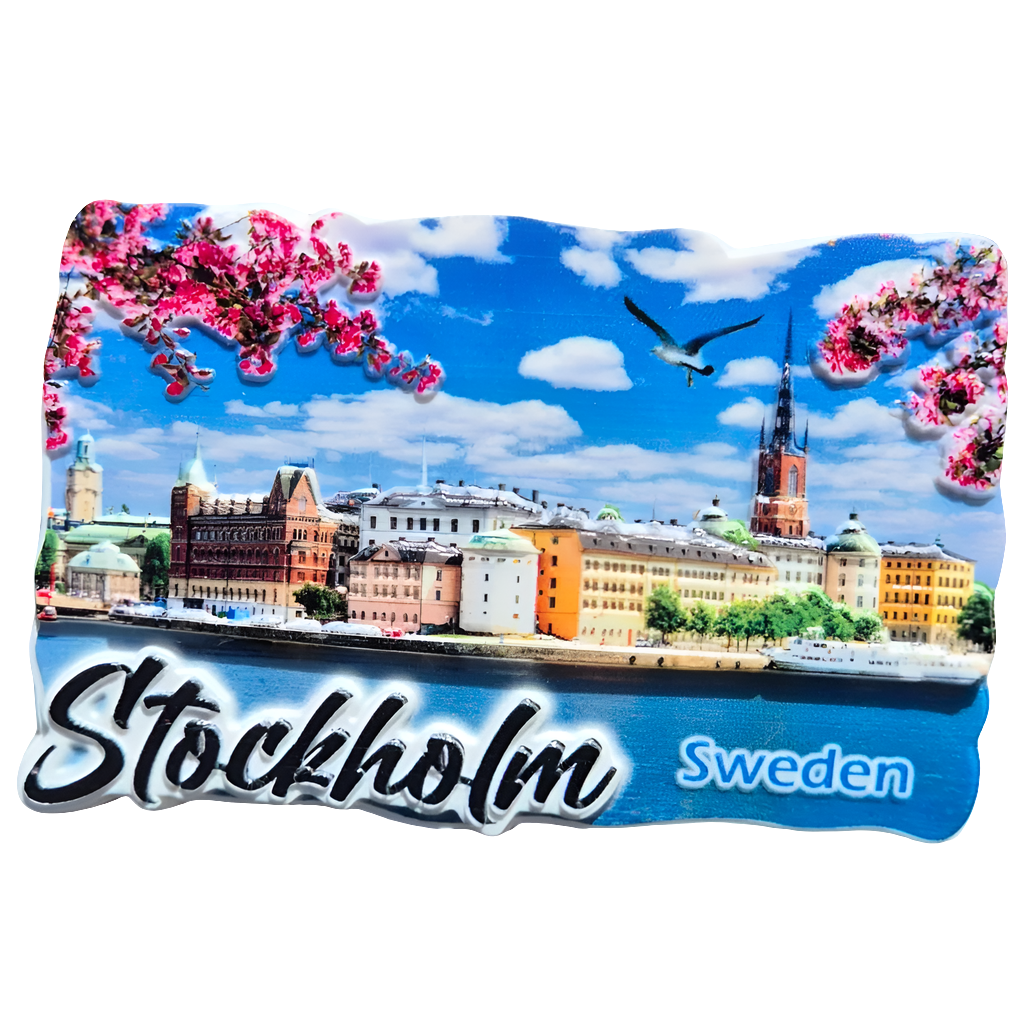 Stockholm panorama fridge magnet midi