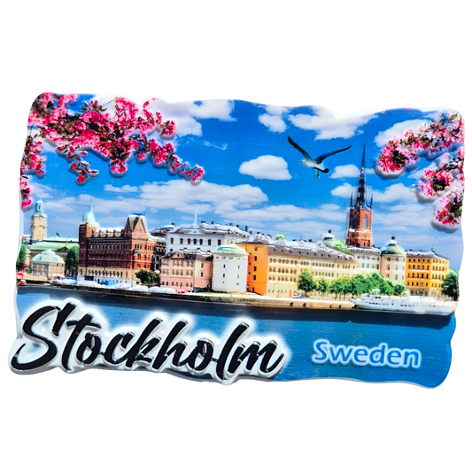 Stockholm panorama fridge magnet midi