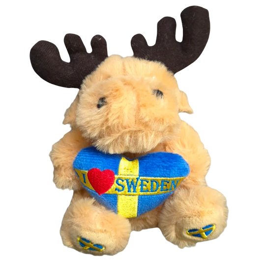 Sweden Moose Plush Toy - Souvenirs Shop Cuddly Gift
