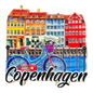 Copenhagen mini fridge mgnet
