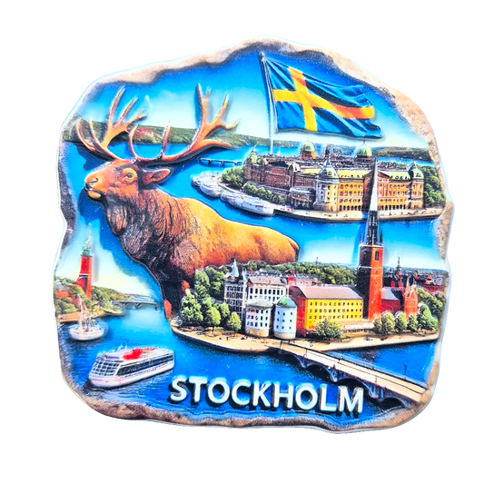 Stockholm Souvenir Magnet by SOUVENIRS SHOP