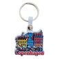 SOUVENIRS SHOP 3D Keychain from Copenhagen - Colorful Design