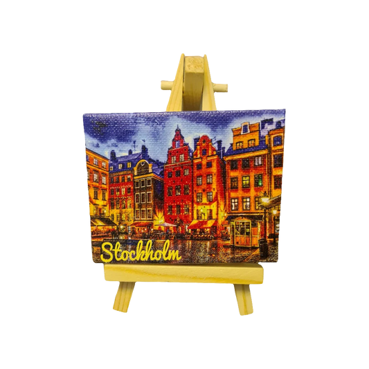 Stockholm souvenirs canvas